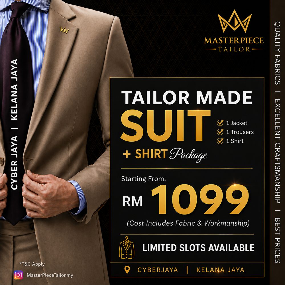 Tailor-made suit and shirt package