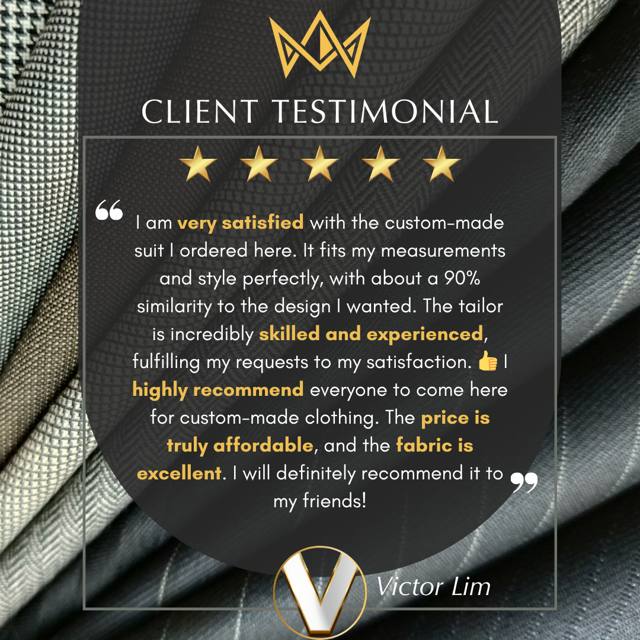 Client testimonial