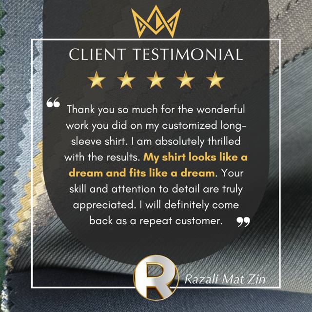 Client testimonial