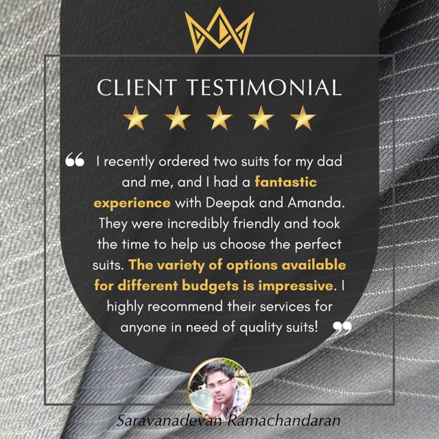 Client testimonial