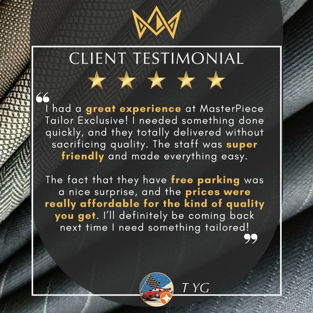 Client testimonial