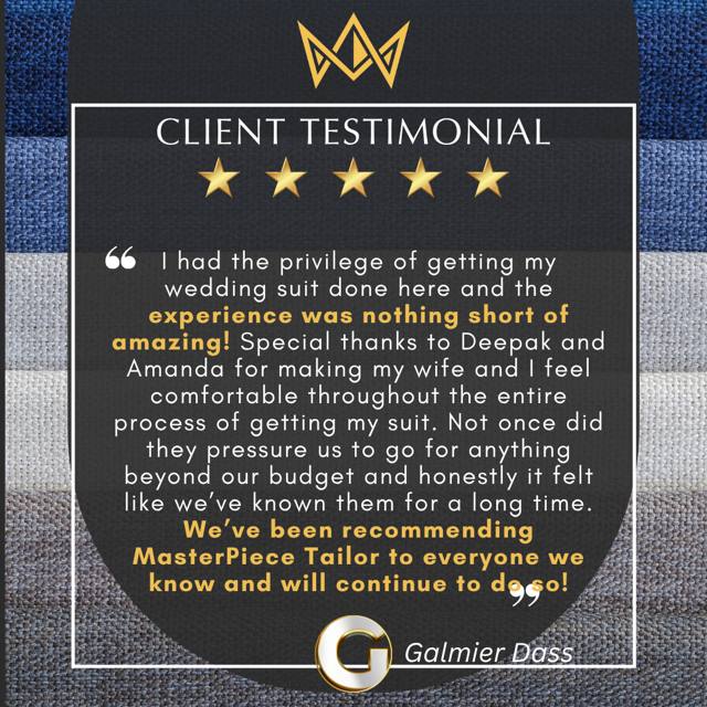 Client testimonial