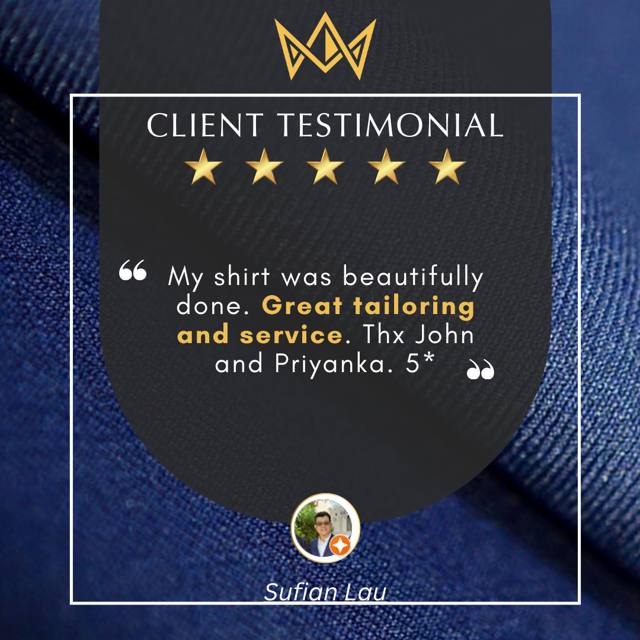 Client testimonial